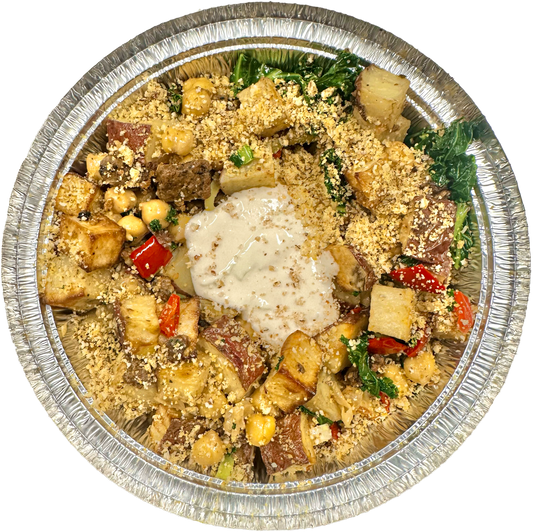 Chickpea & Leek Hash in Des Moines, Iowa