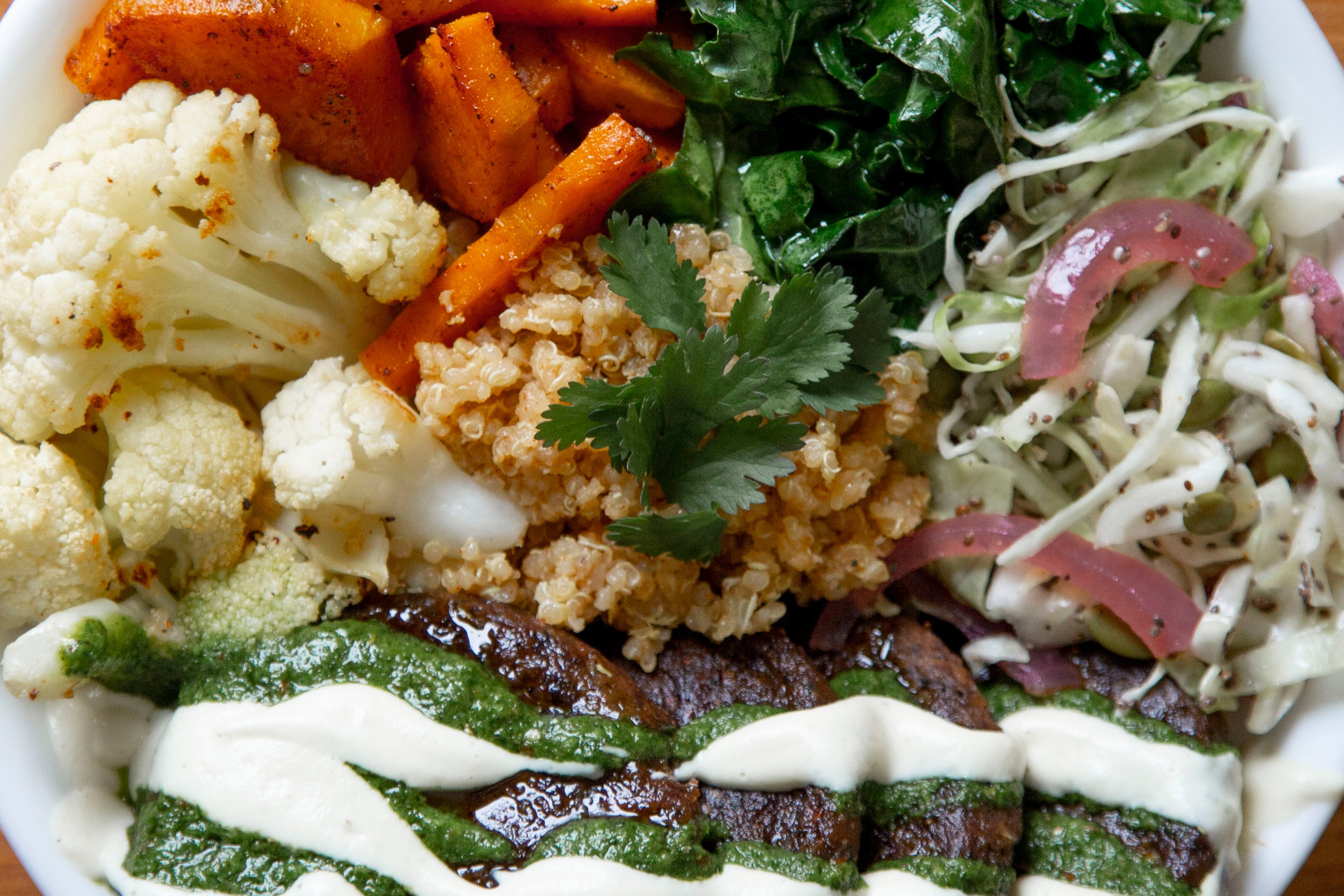Vegan Chimichurri Power Bowl in Des Moines, Iowa