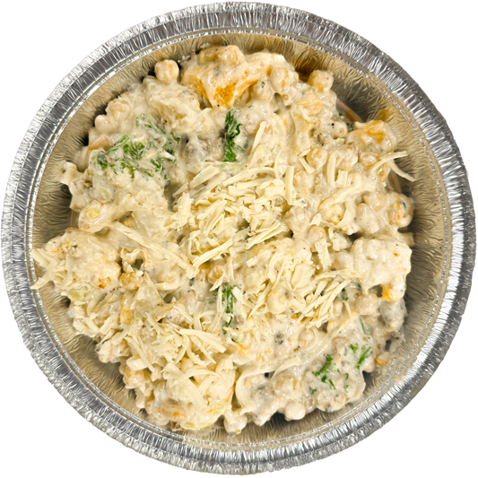 Vegan creamy cauliflower bake in Des Moines, Iowa