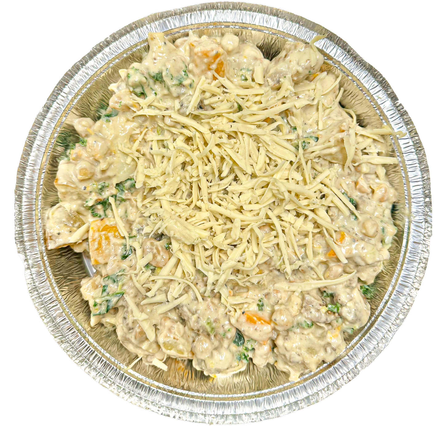 Vegan creamy cauliflower bake in Des Moines, Iowa