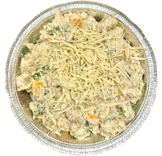 Vegan creamy cauliflower bake in Des Moines, Iowa