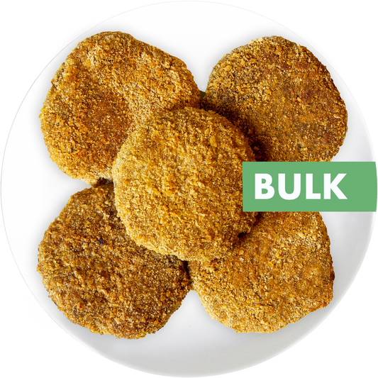 vegan crispy chickpea patties in Des Moines, Iowa