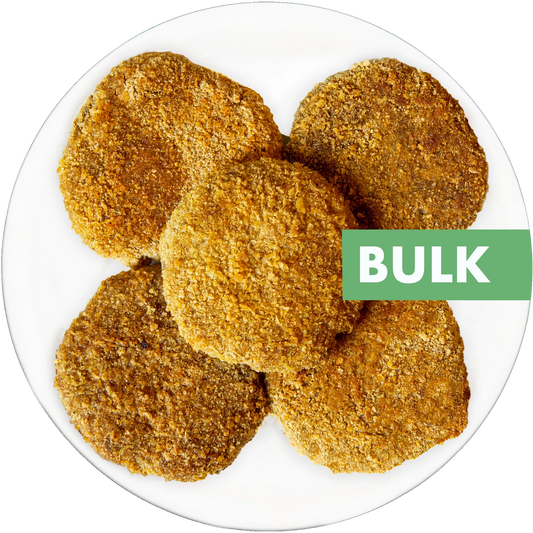 vegan crispy chickpea patties in Des Moines, Iowa