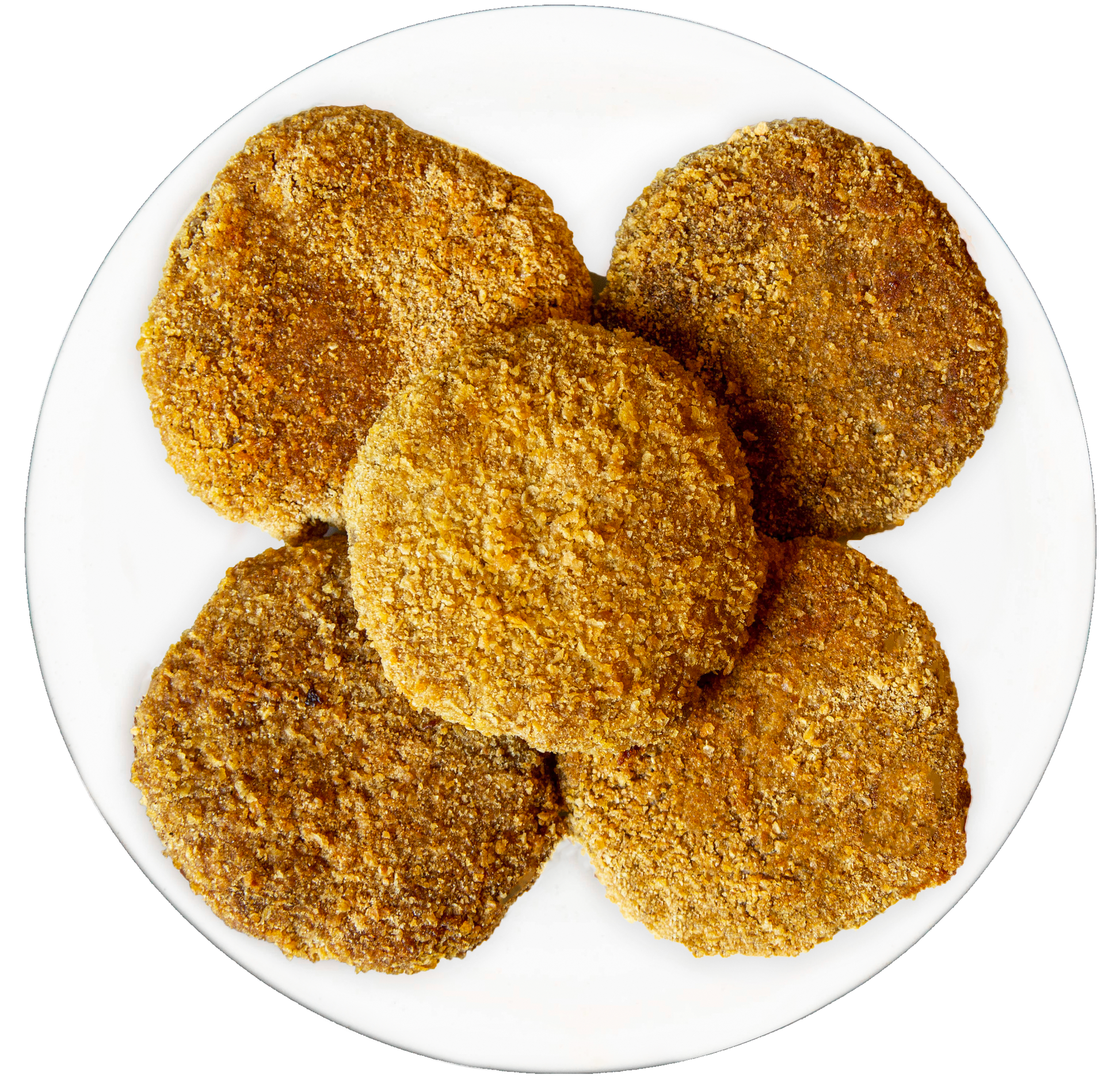 vegan crispy chickpea patties in Des Moines, Iowa