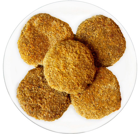 vegan crispy chickpea patties in Des Moines, Iowa