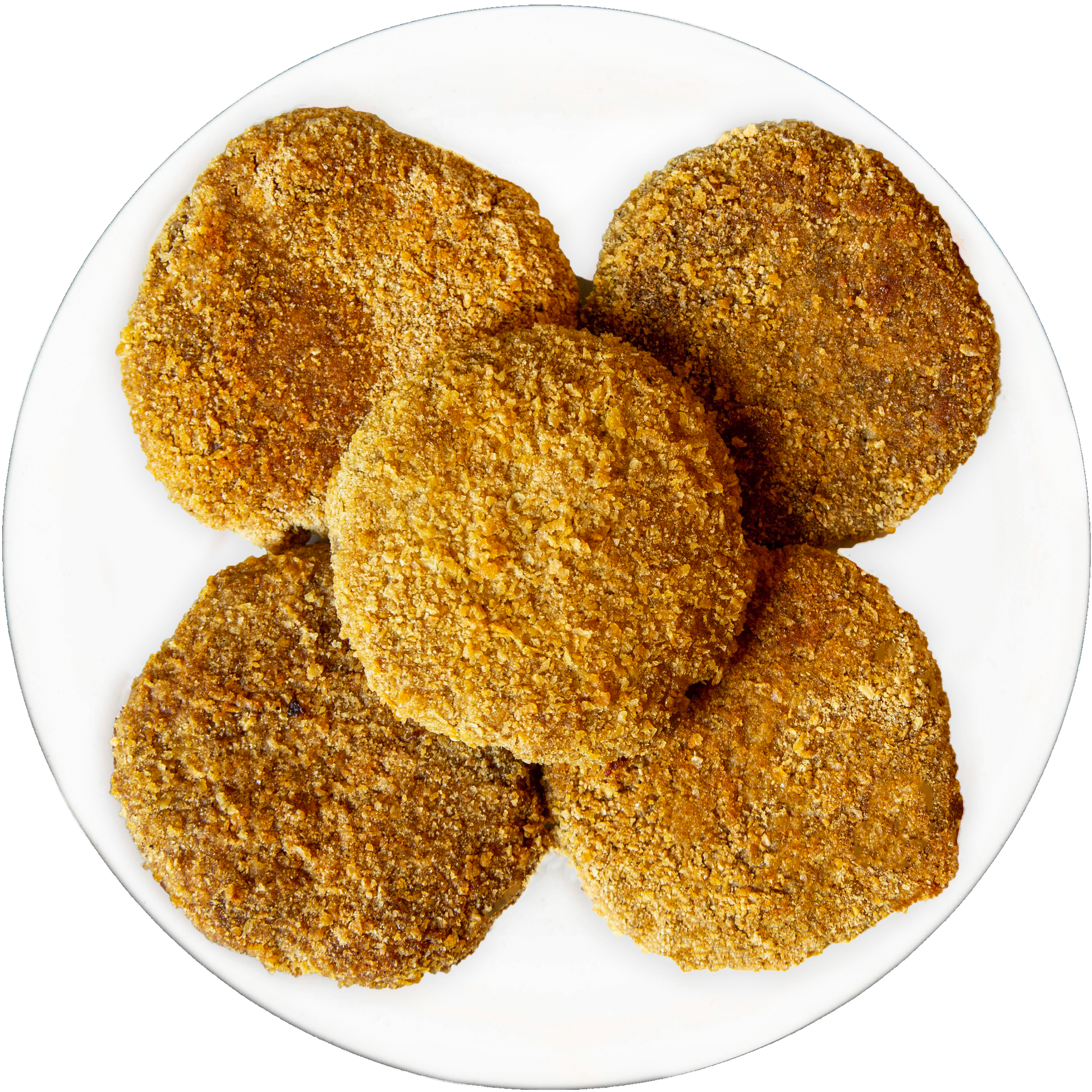 vegan crispy chickpea patties in Des Moines, Iowa