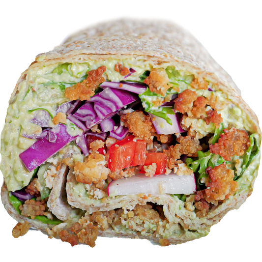 Vegan Edamame Hummus Wrap in Des Moines, Iowa