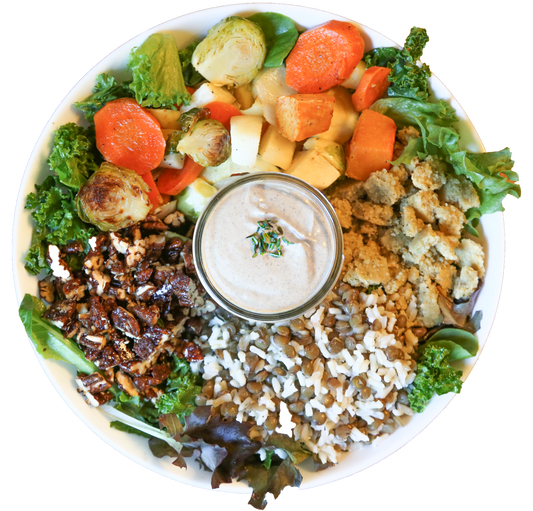Fall Roasted Veggie Bowl in Des Moines, Iowa