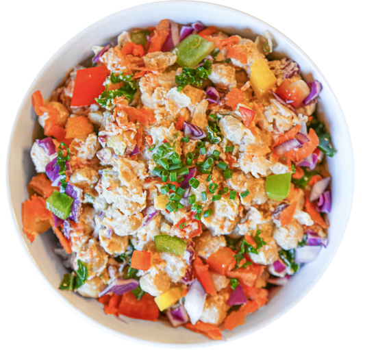 Vegan Garden Chickpea Salad in Des Moines, Iowa