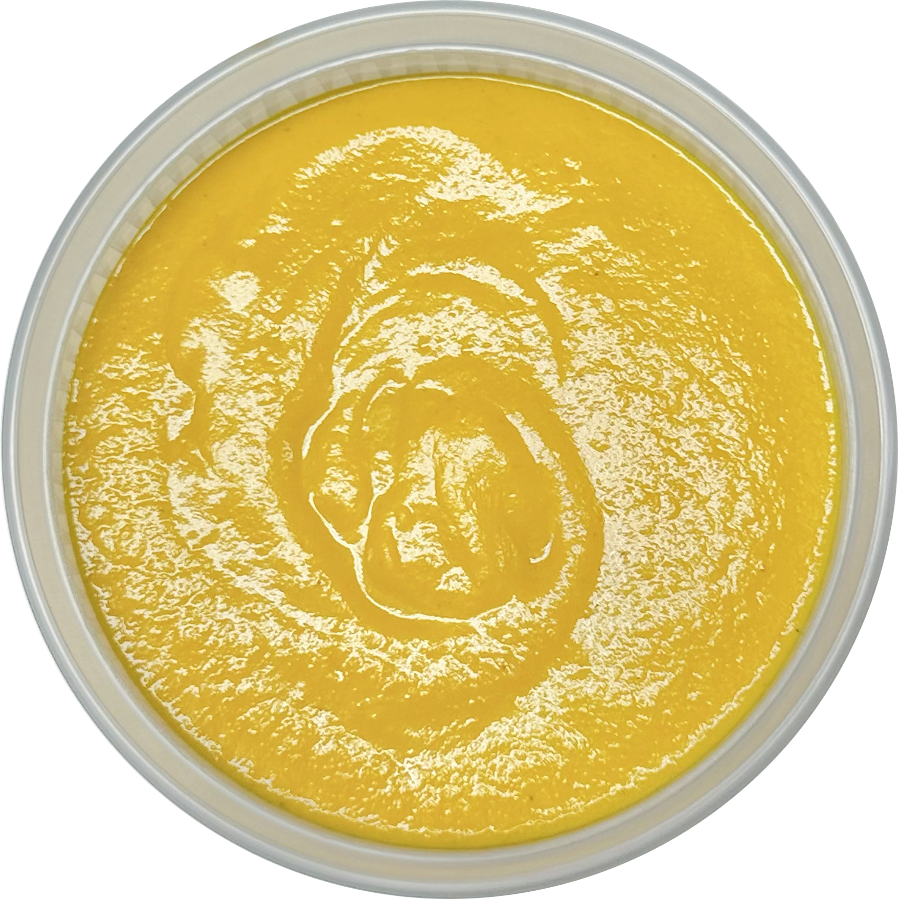 Vegan golden carrot soup meal prep in Des Moines, Iowa