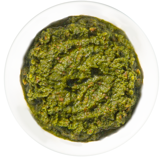 Vegan vegetarian Green Herb Salsa in Des Moines, Iowa