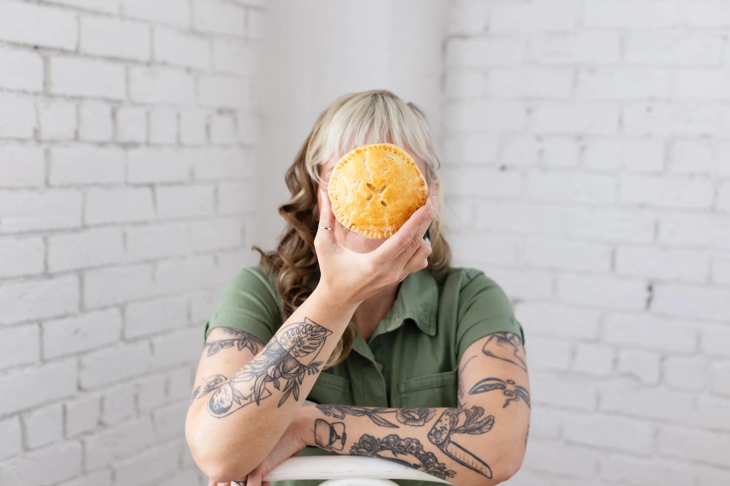 Vegan hand pies from Domestic Bones in Des Moines, Iowa