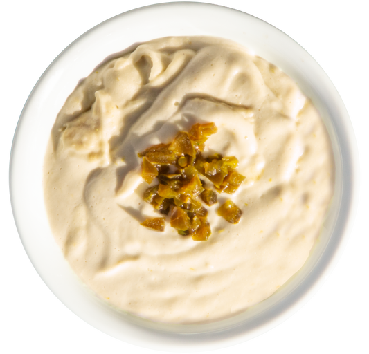 vegan jalapeno cashew dairy-free queso in Des Moines, Iowa