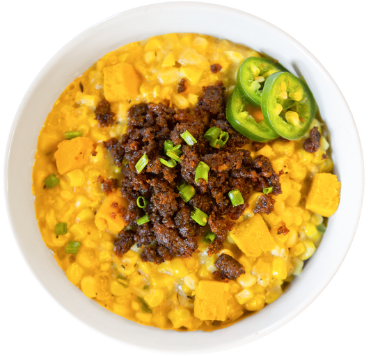 jalapeno cheddar creamed corn in Des Moines, Iowa