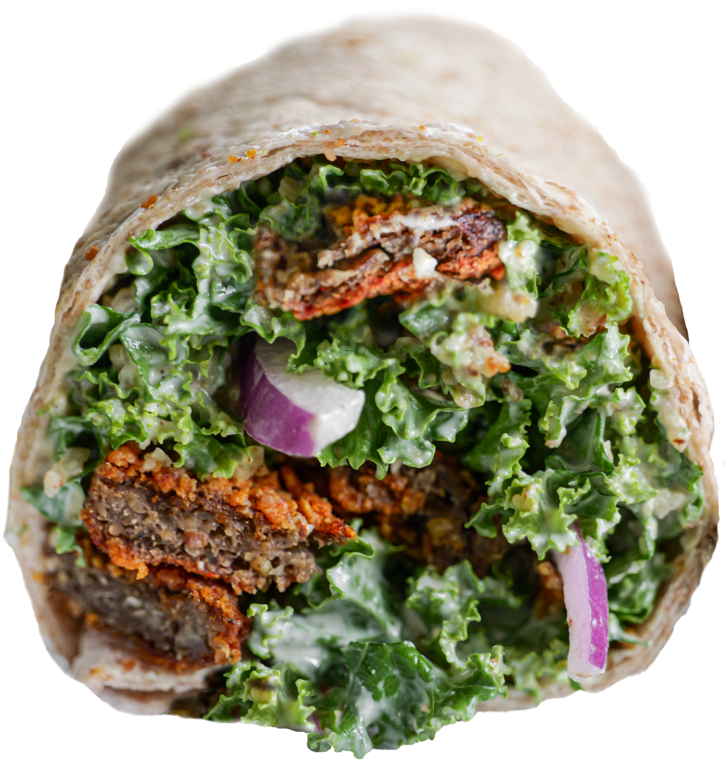 Vegan Kale Caesar Wrap in Des Moines, Iowa