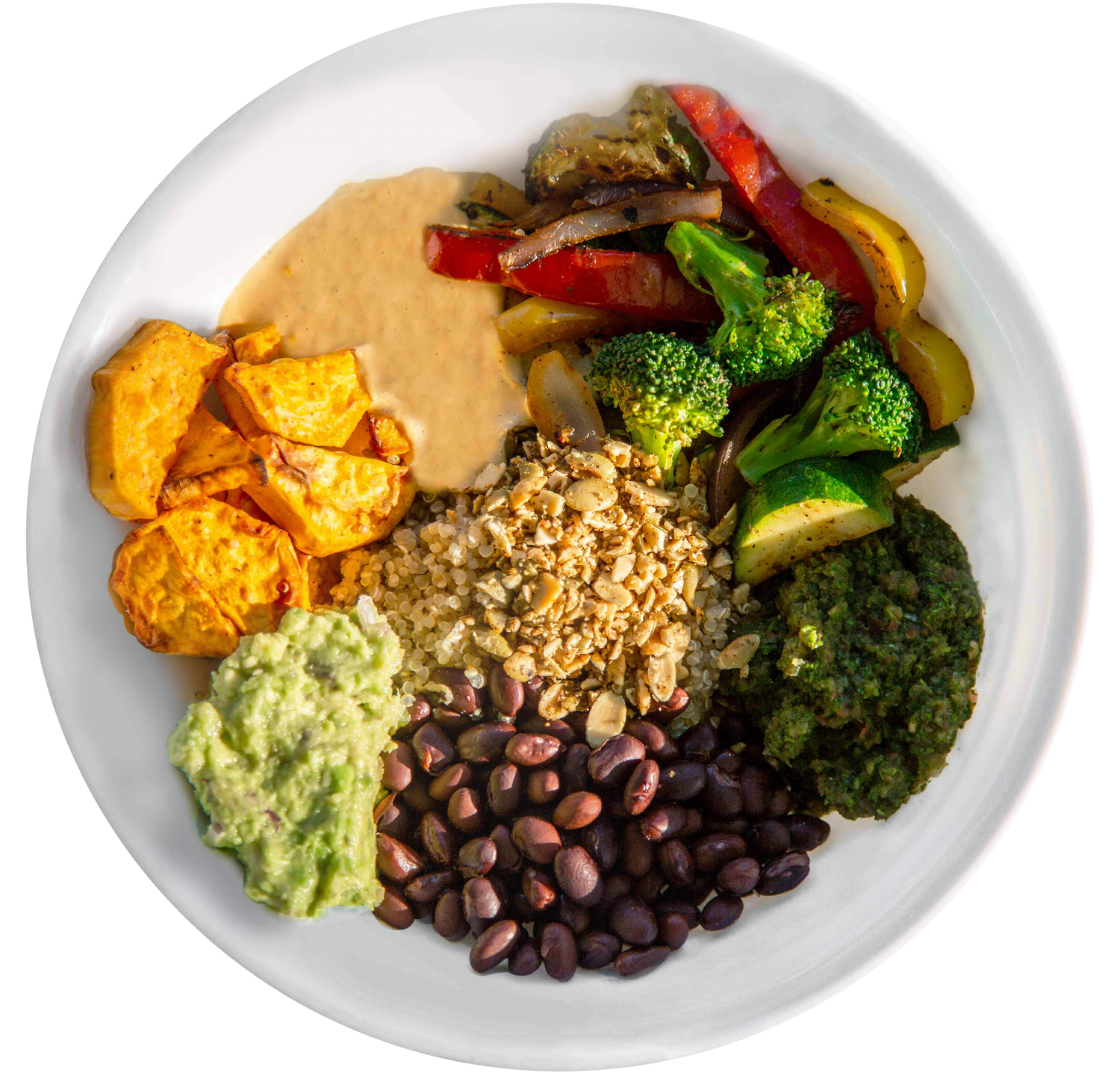 vegan Mexican bowl in Des Moines, Iowa