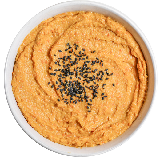 Orange Hummus in Des Moines, Iowa