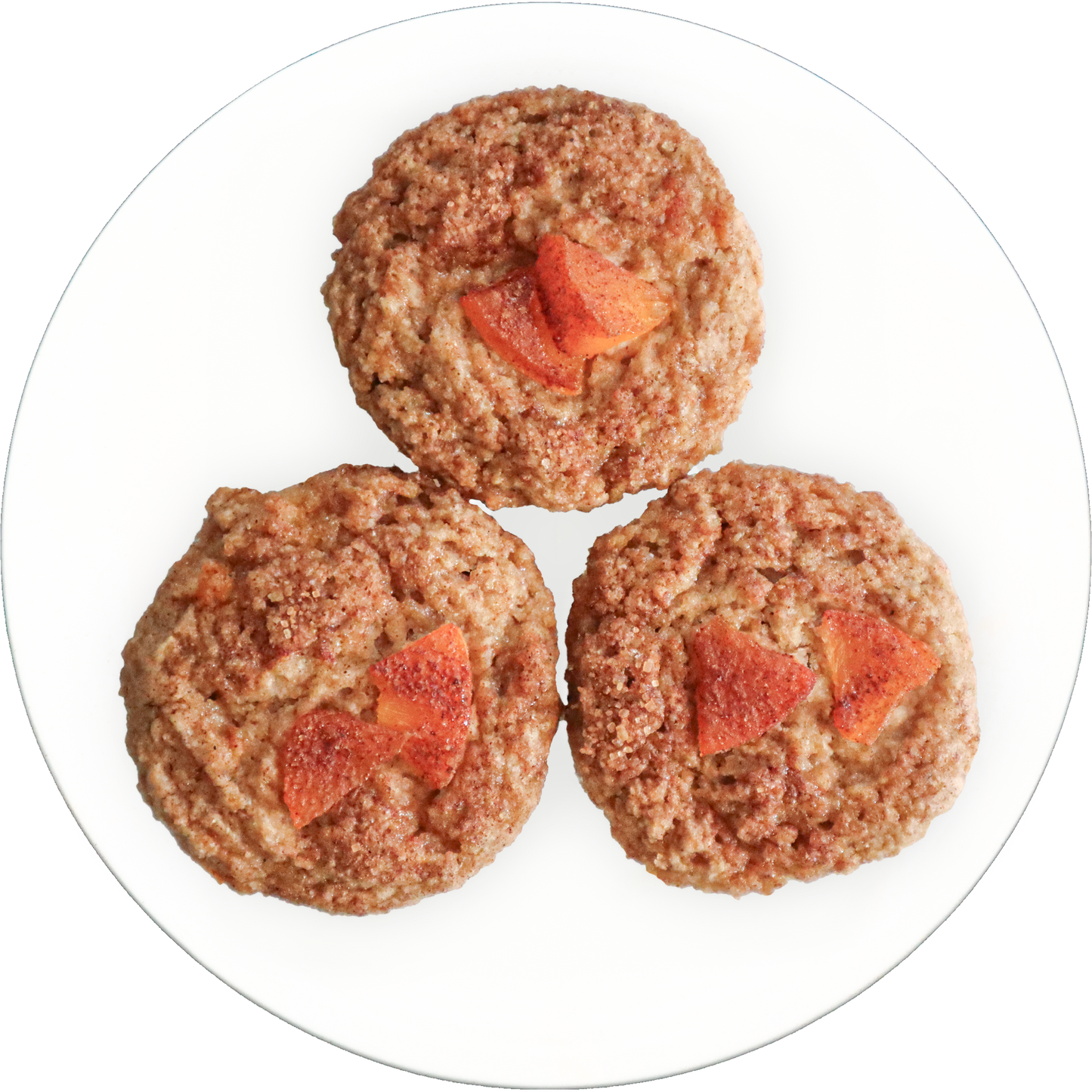 Peach Crumb Muffins in Des Moines, Iowa