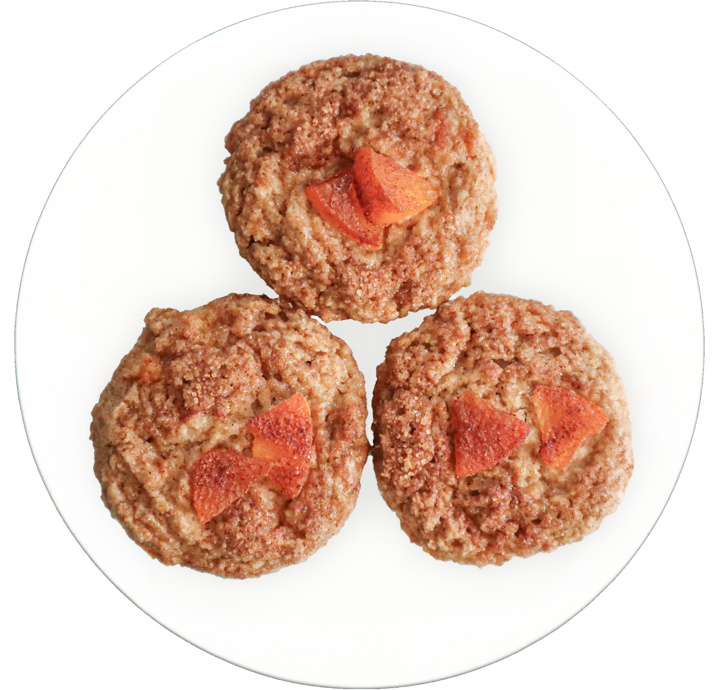 Peach Crumb Muffins in Des Moines, Iowa