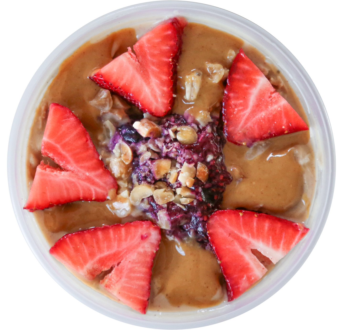 vegan peanut butter and jelly overnight oats in Des Moines, Iowa