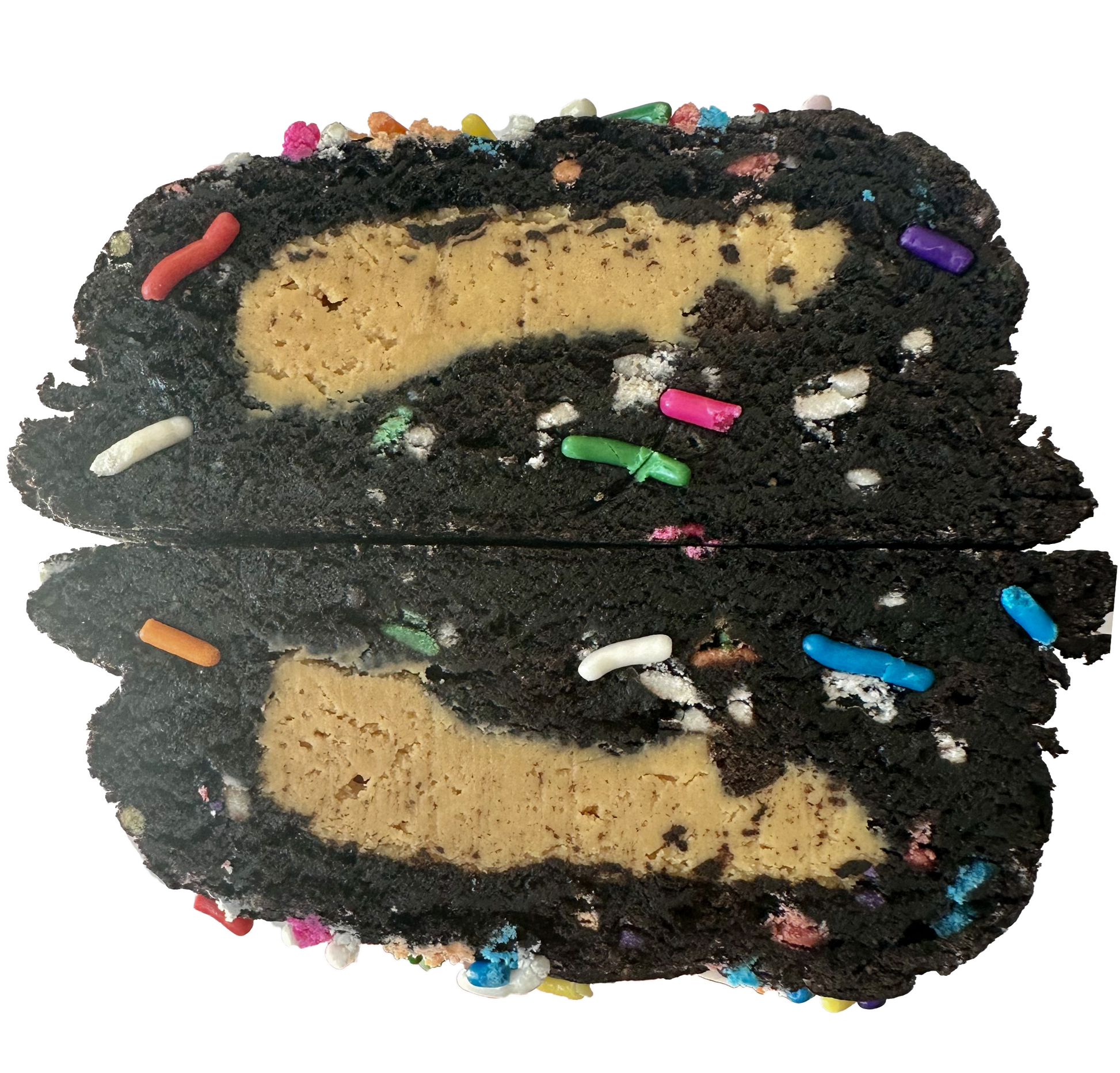 Peanut Butter-Stuffed Dark Cocoa Oreo Cookie