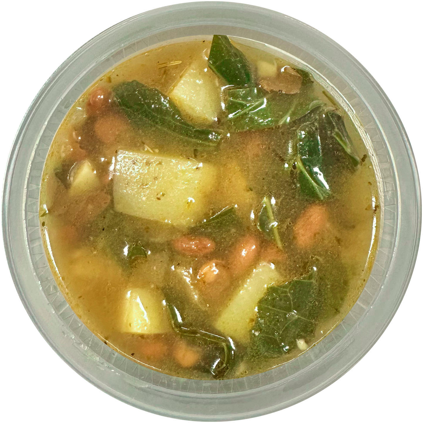 Potato & Collard Green Soup in Des Moines, Iowa