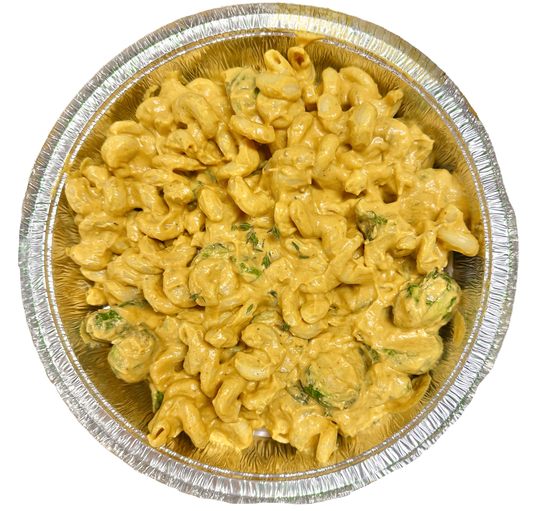 Pumpkin Alfredo with Brussels