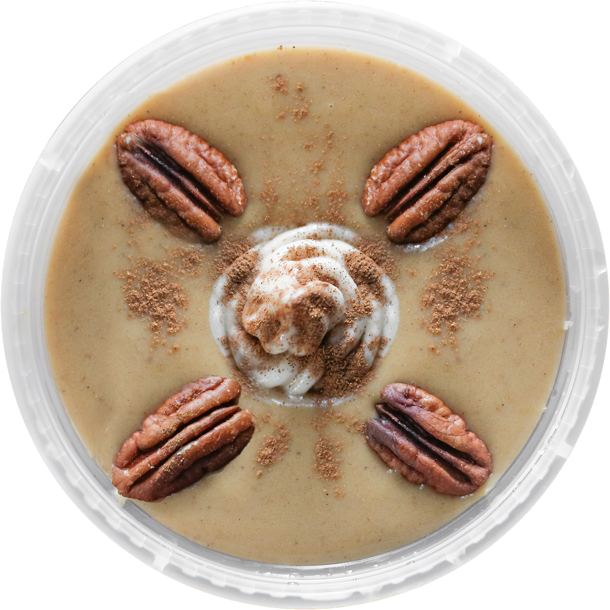 vegan pumpkin pie dessert cup in Des Moines, Iowa