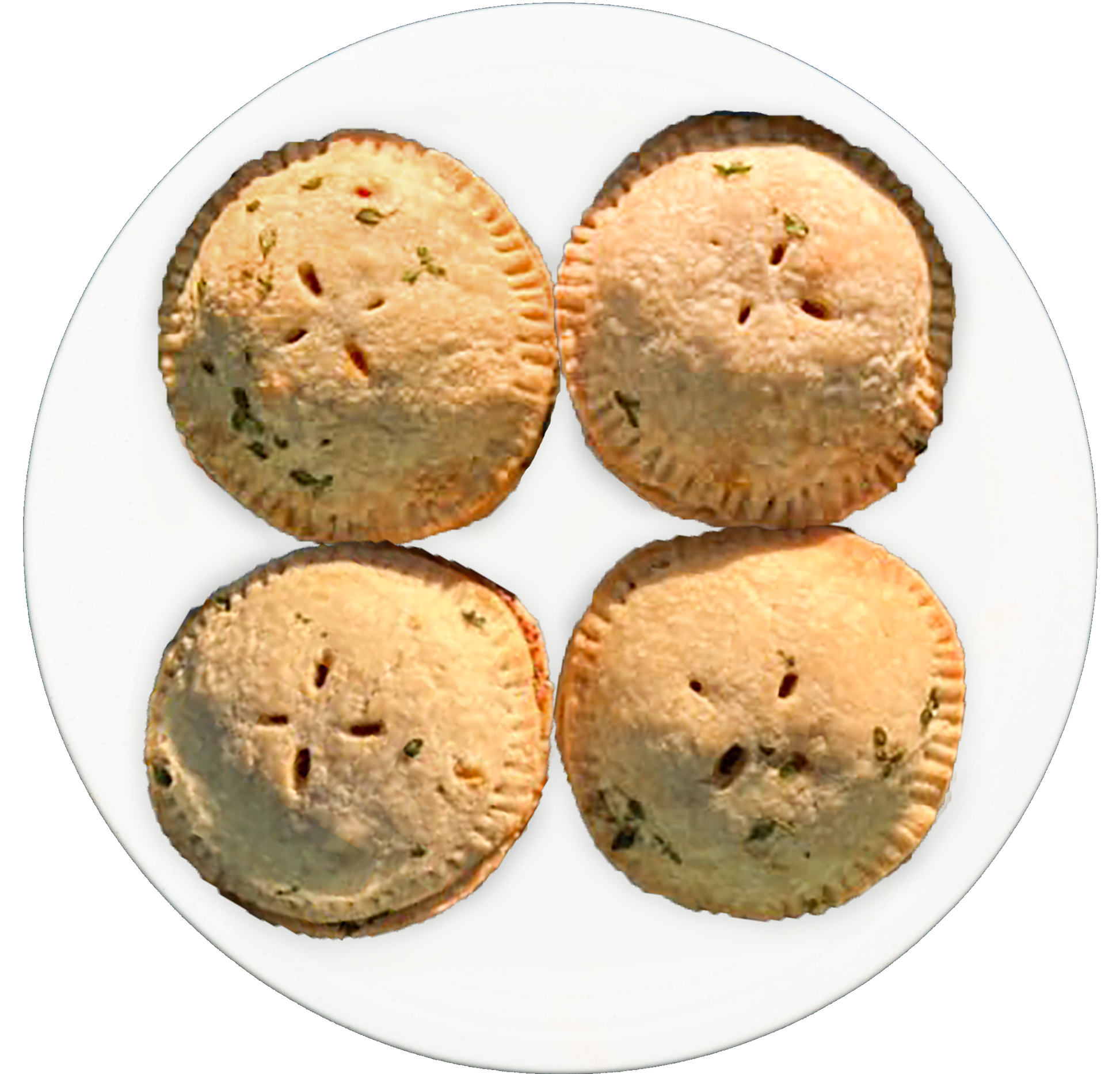 vegan sausage and squash hand pies in Des Moines, Iowa