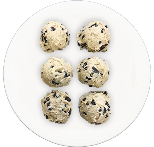 vegan chocolate chip cookie dough