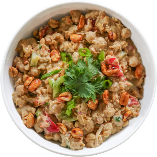 Sesame Peanut Chickpea Salad in Des Moines, Iowa