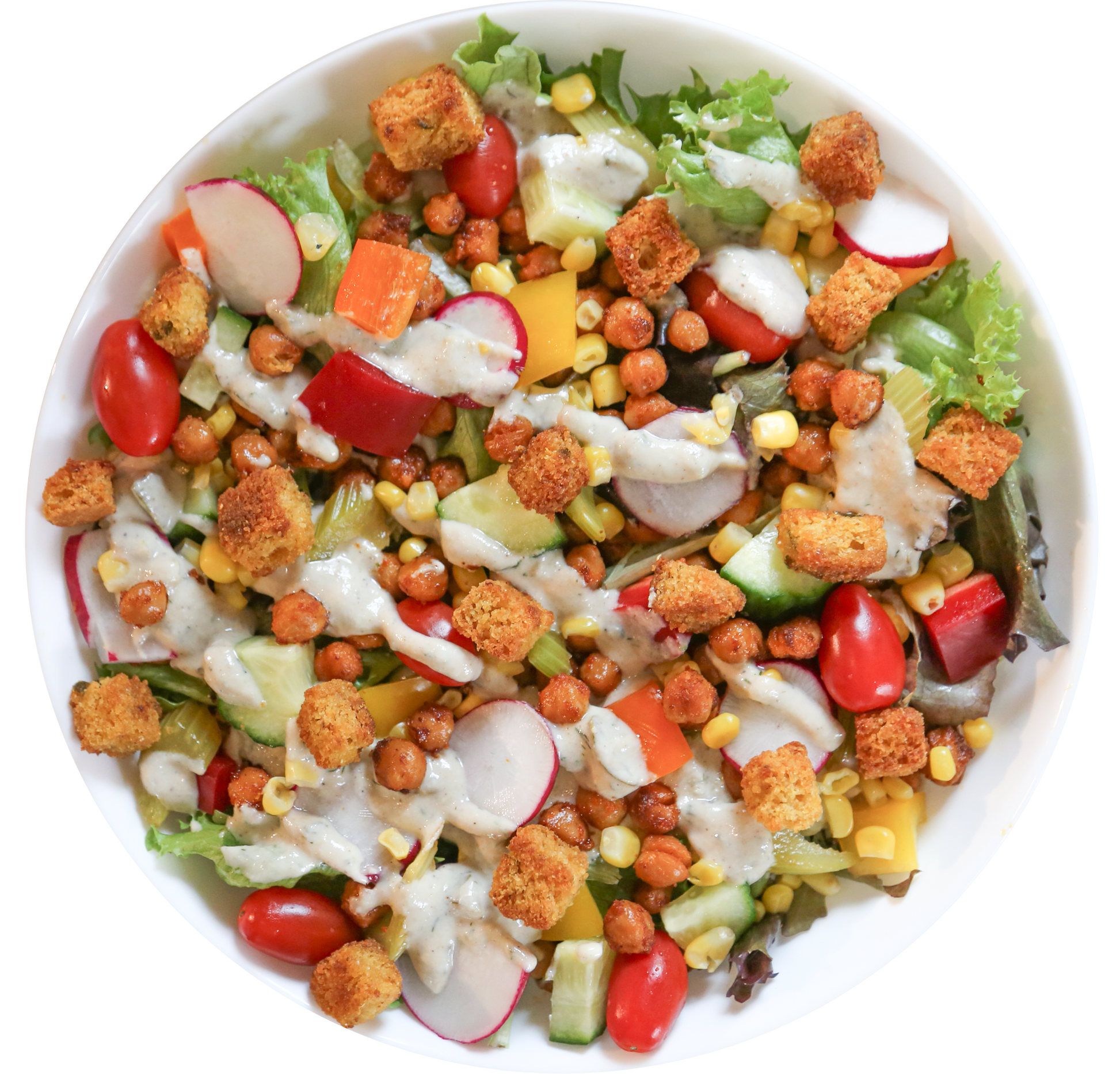 Vegan Spicy Ranch Salad - a prepared meal in Des Moines, Iowa