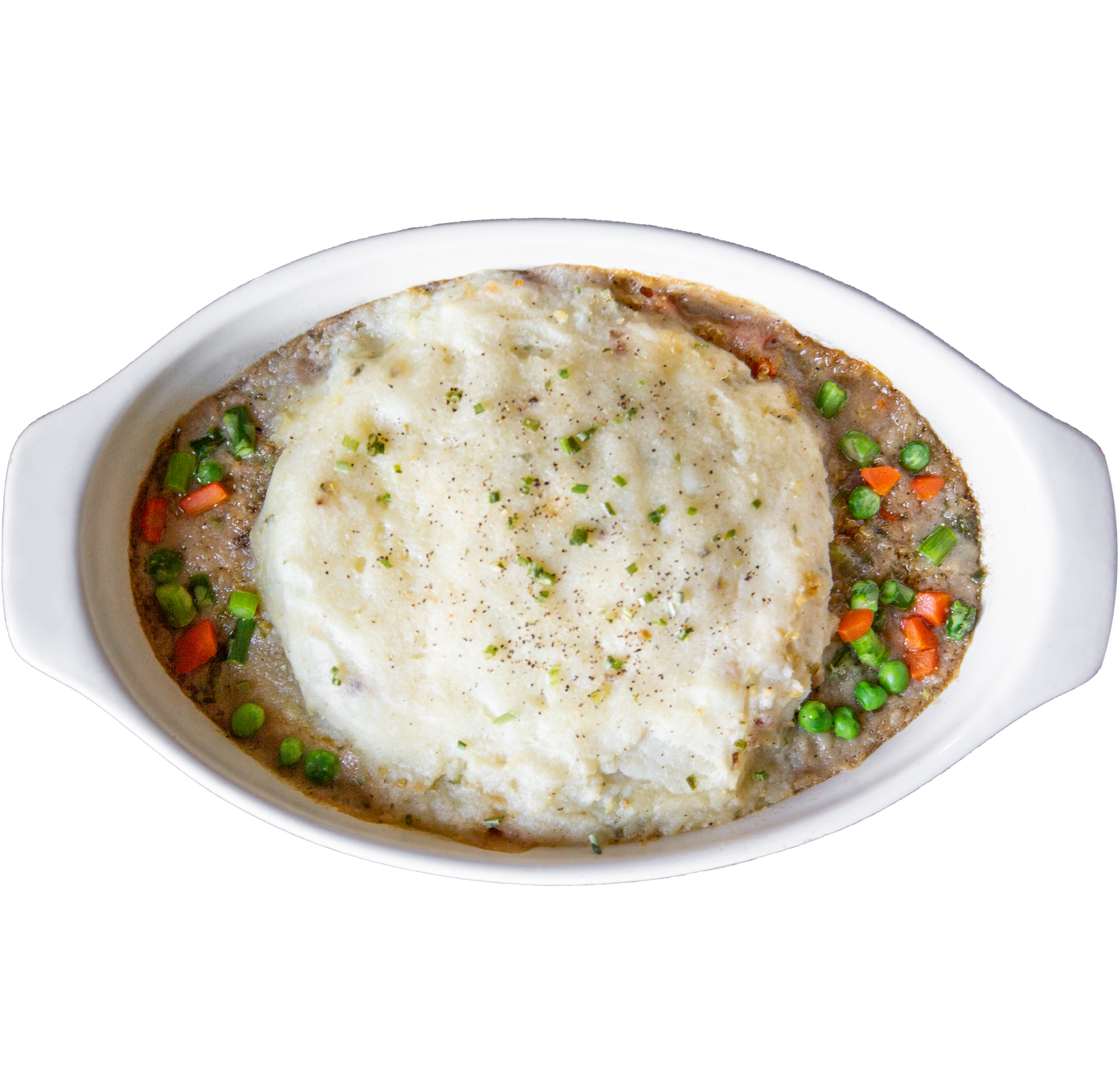 Plant-based vegan Spring Shepherd's Pie in Des Moines, Iowa