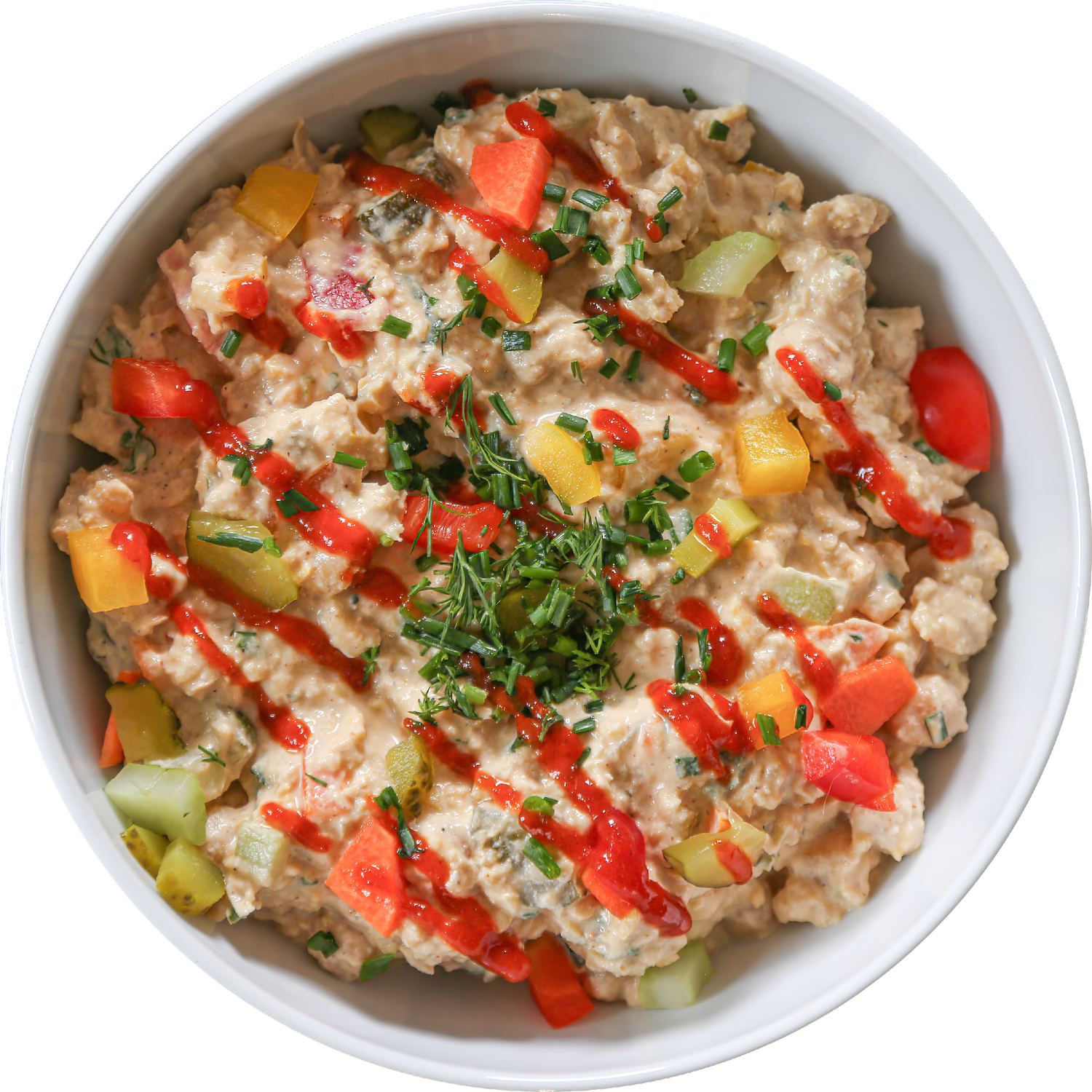 Sriracha Ranch Chickpea Salad in Des Moines, Iowa