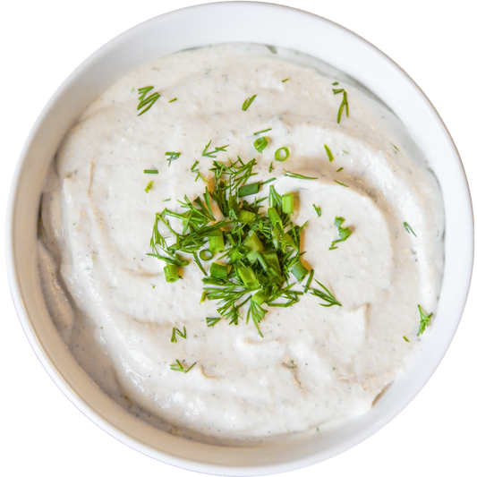 Plant-based vegan vegetarian sunflower seed ranch in Des Moines, Iowa