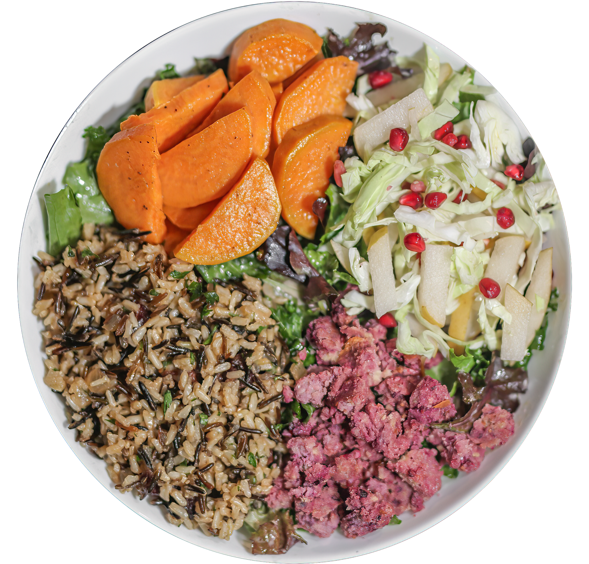 sweet citrus and wild rice salad in Des Moines, Iowa