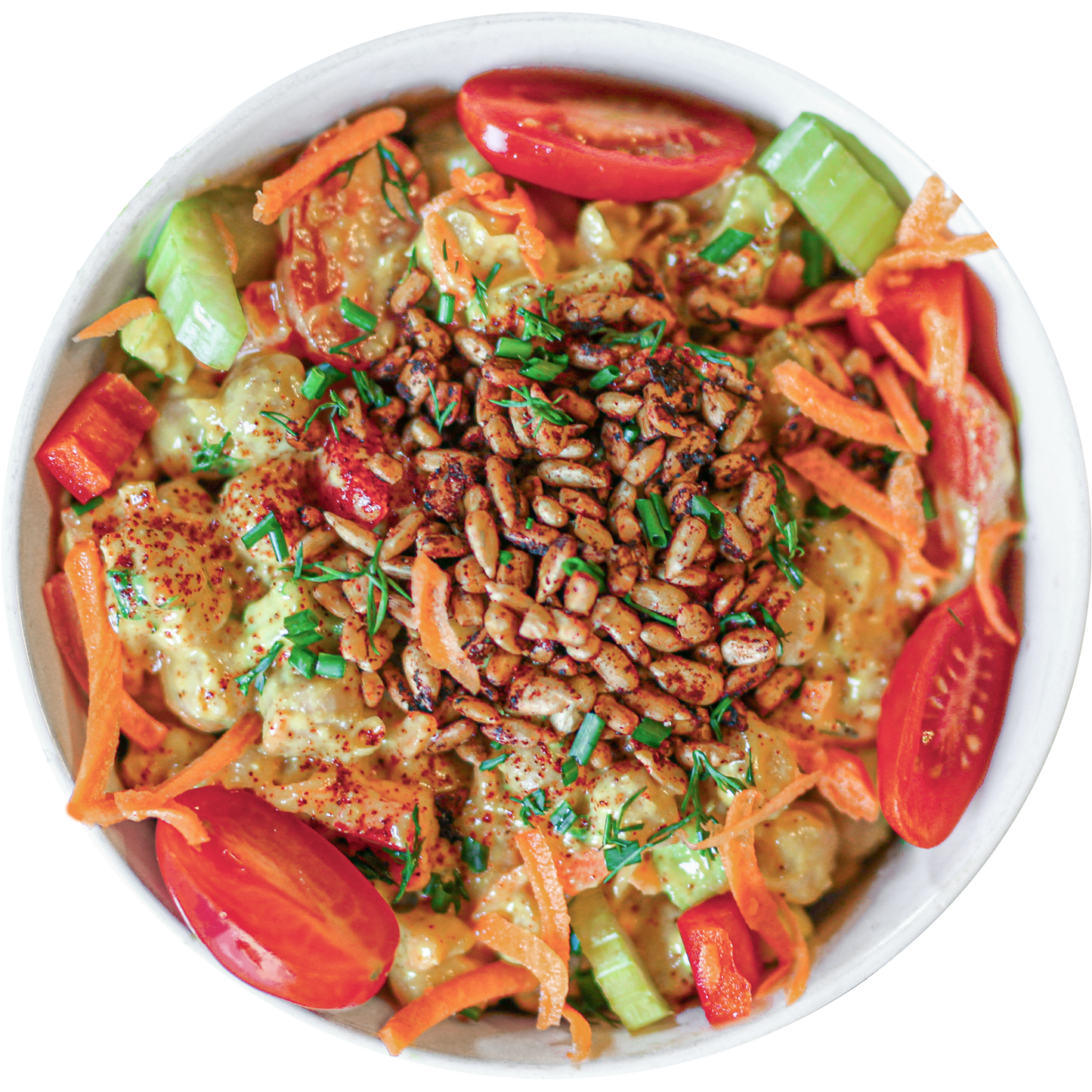 Vegan Sweet Mustard Chickpea Salad in Des Moines, Iowa