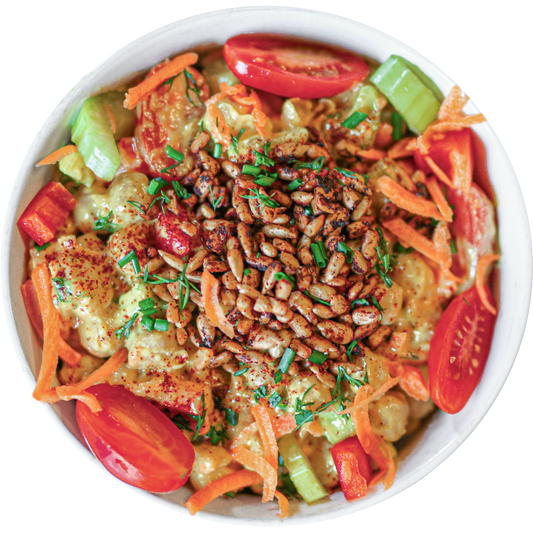 Vegan Sweet Mustard Chickpea Salad in Des Moines, Iowa