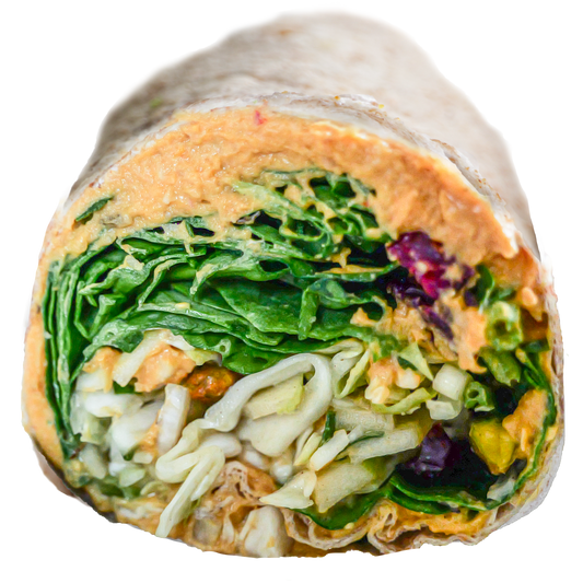 Sweet Potato Hummus Wrap in Des Moines, Iowa