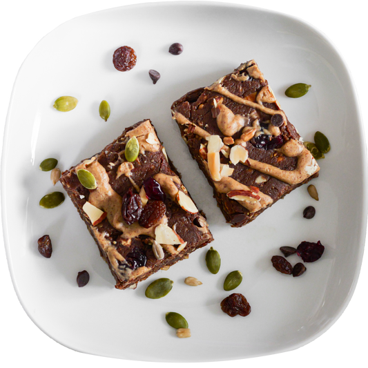 Vegan chocolate chip almond butter trail mix protein bars in Des Moines, Iowa