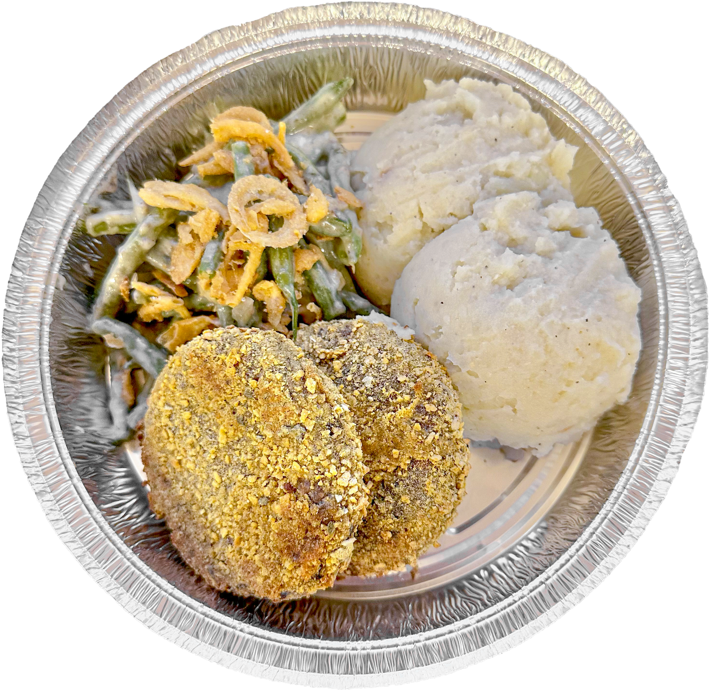 Winter meal with apple sage patties in Des Moines, Iowa