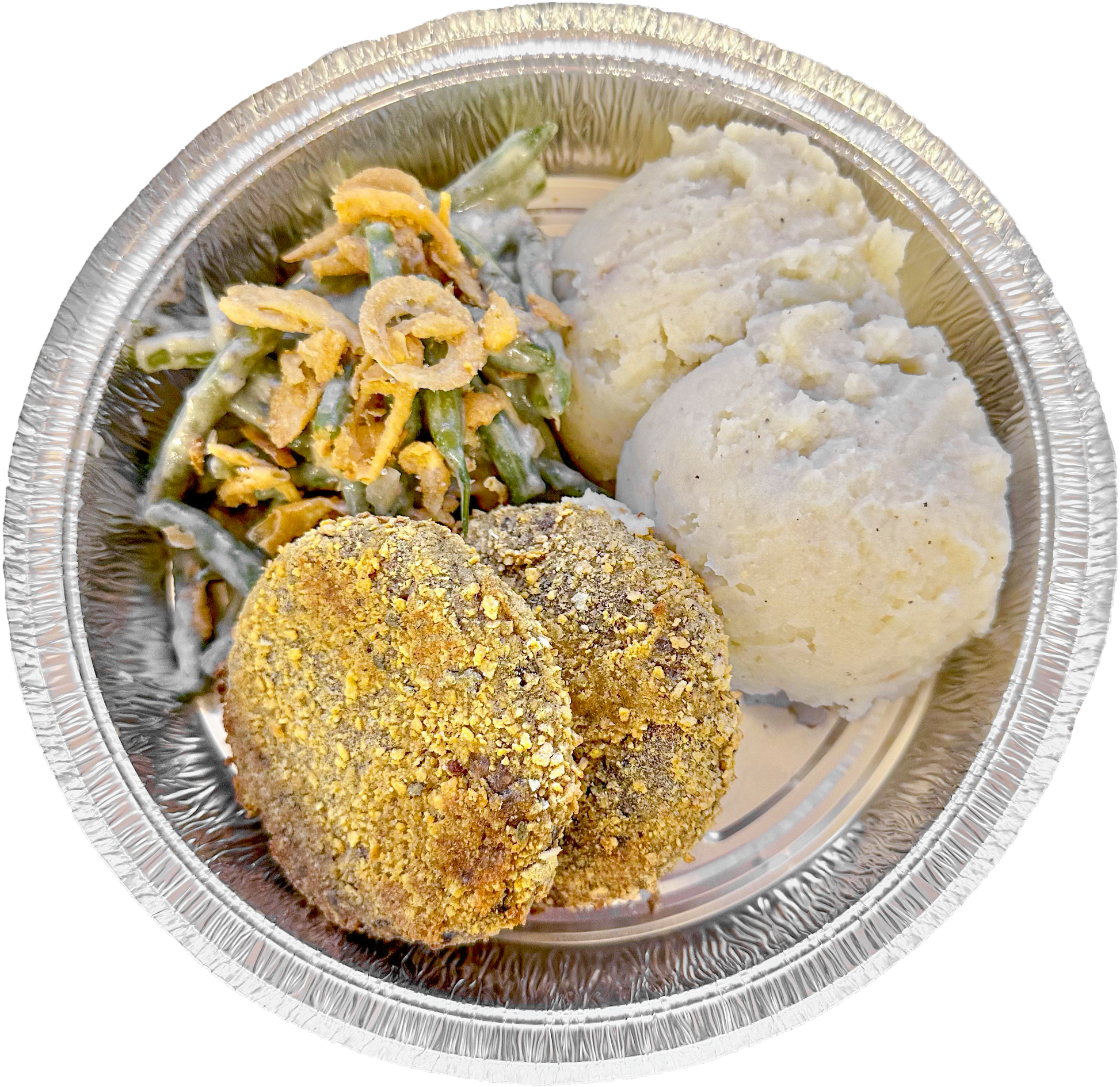 Winter meal with apple sage patties in Des Moines, Iowa