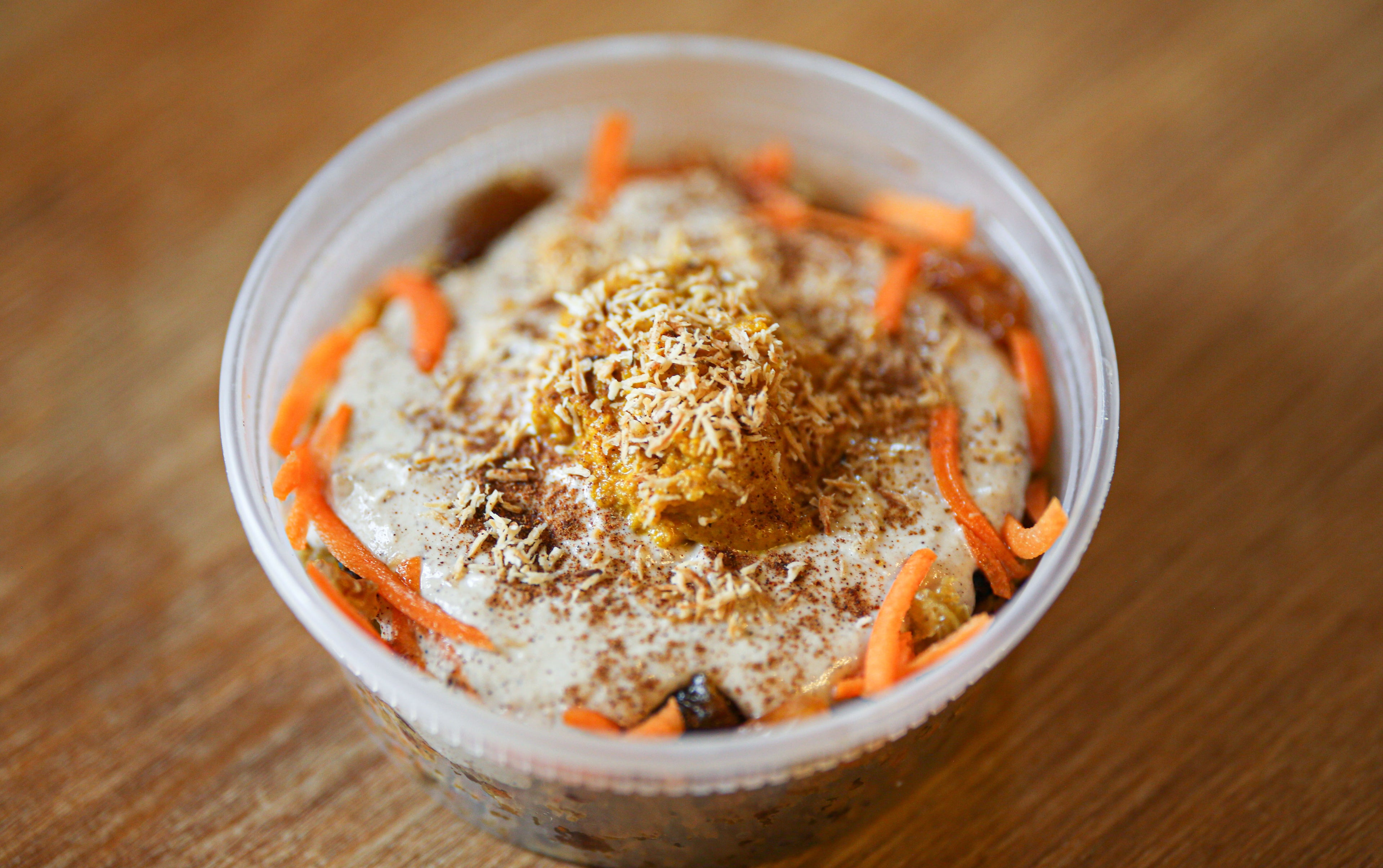 Vegan Carrot Cake Cup in Des Moines, Iowa