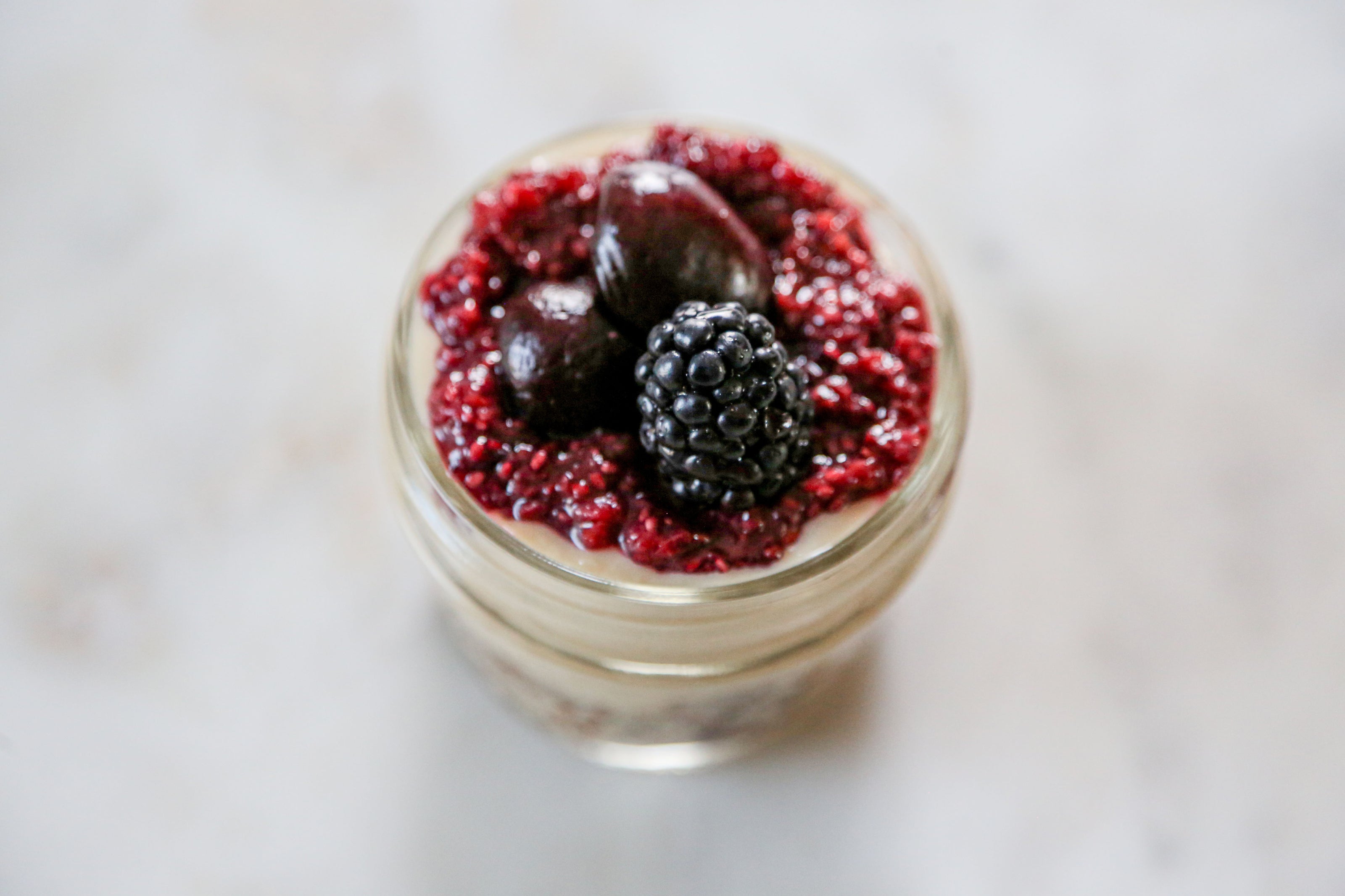 Vegan Protein Cup in Des Moines, Iowa - Cherry Berry Flavor