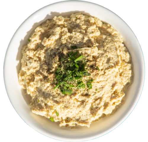 vegan dairy-free ranch hummus in Des Moines, Iowa