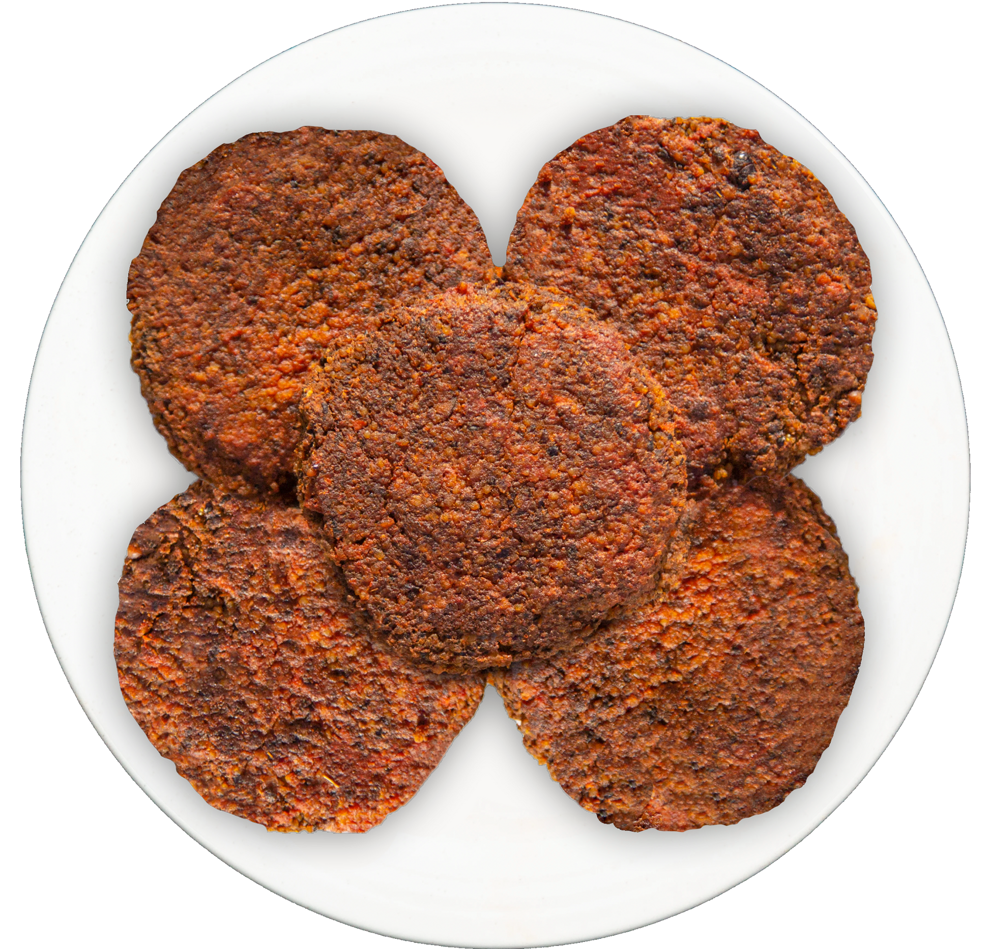 Plant-based vegan vegetarian Taco Burger patties in Des Moines, Iowa