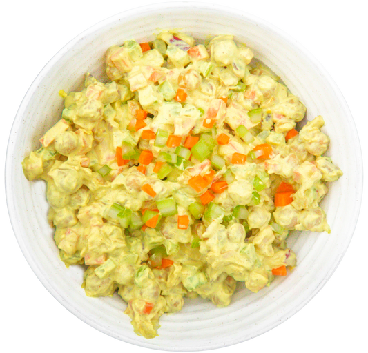 vegan chickpea salad in Des Moines, Iowa