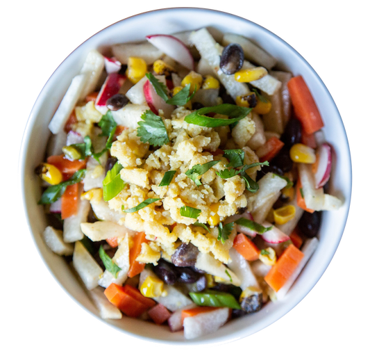 plant-based vegan vegetarian chipotle jicama salad in Des Moines, IA