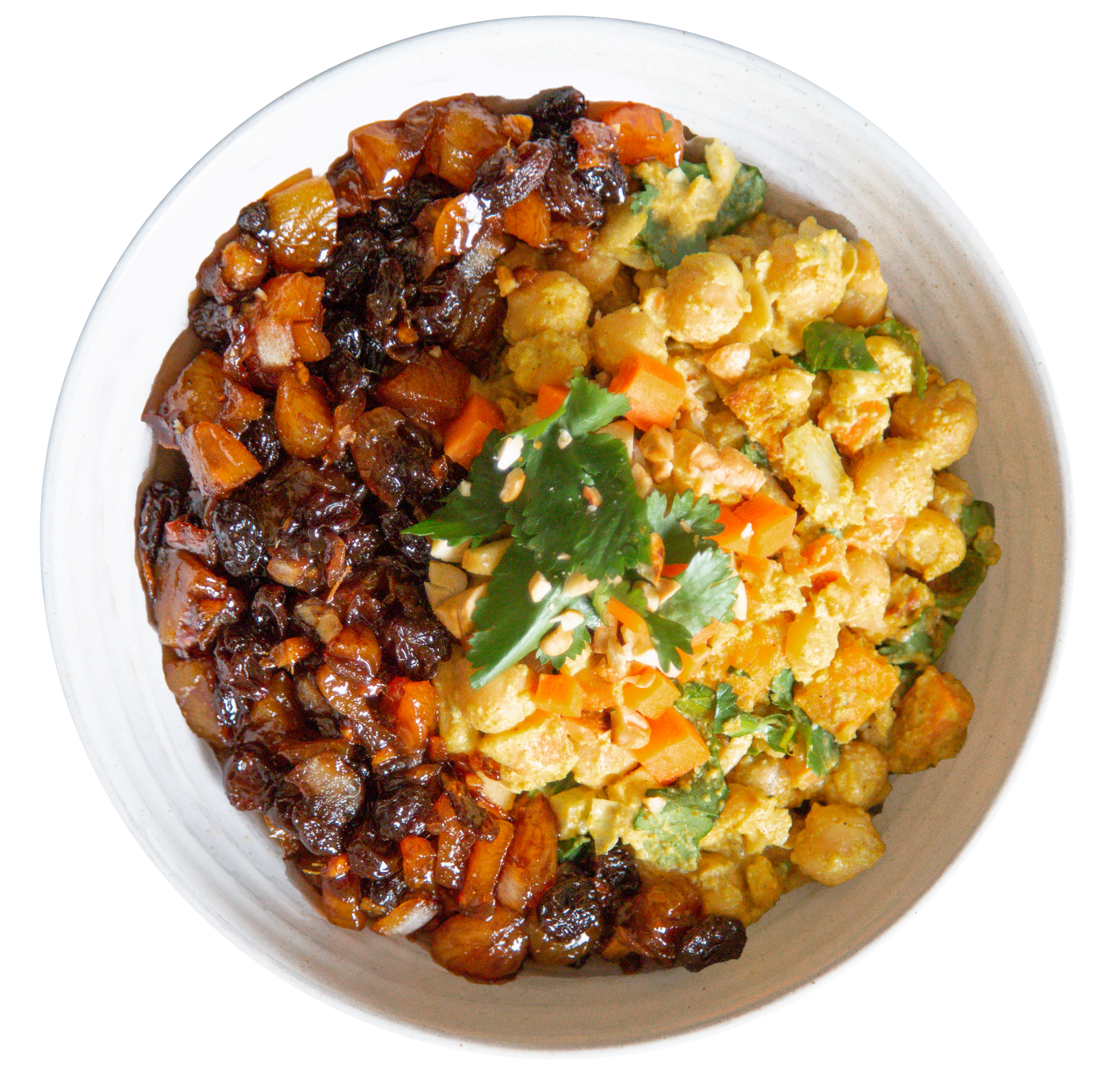 vegan vegetarian Curried Chickpea Salad in Des Moines, Iowa