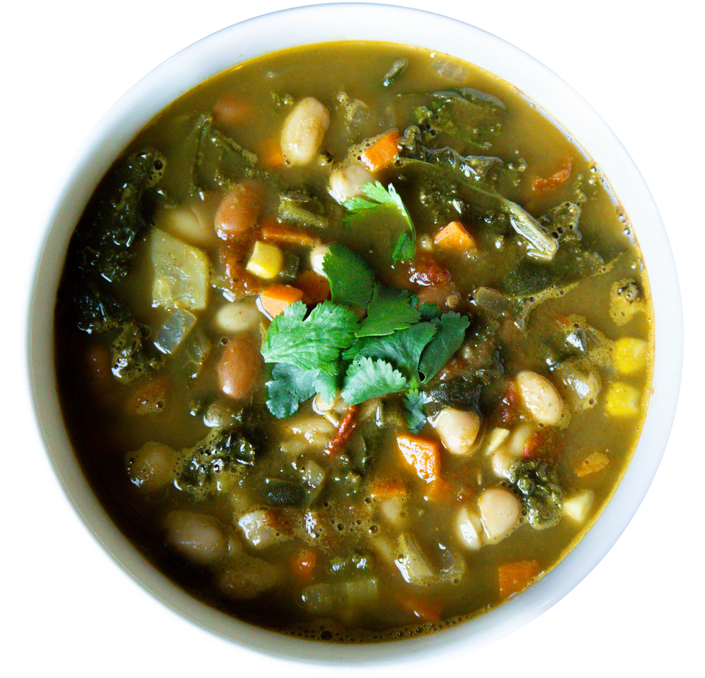 Vegan vegetarian green chili in Des Moines, Iowa